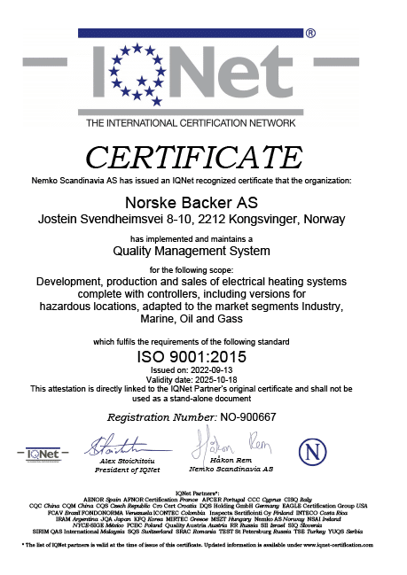IQNet EMS sertifisering
